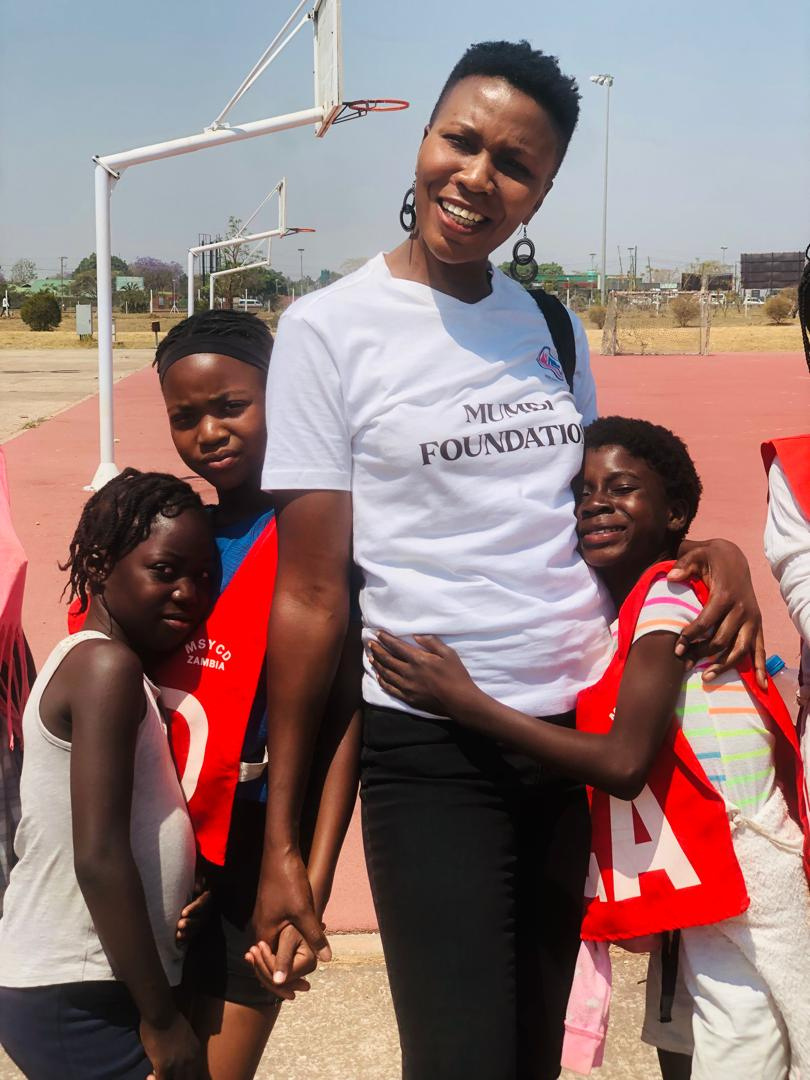 Mmumbi Foundation volunteers supporting a community activity